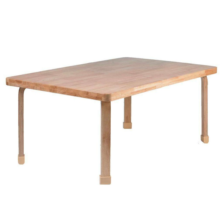 Kids Furniture * | Online Sales Rectangle Naturalwood Table Top With 20 Legs Children'S Factory Ab7810L20