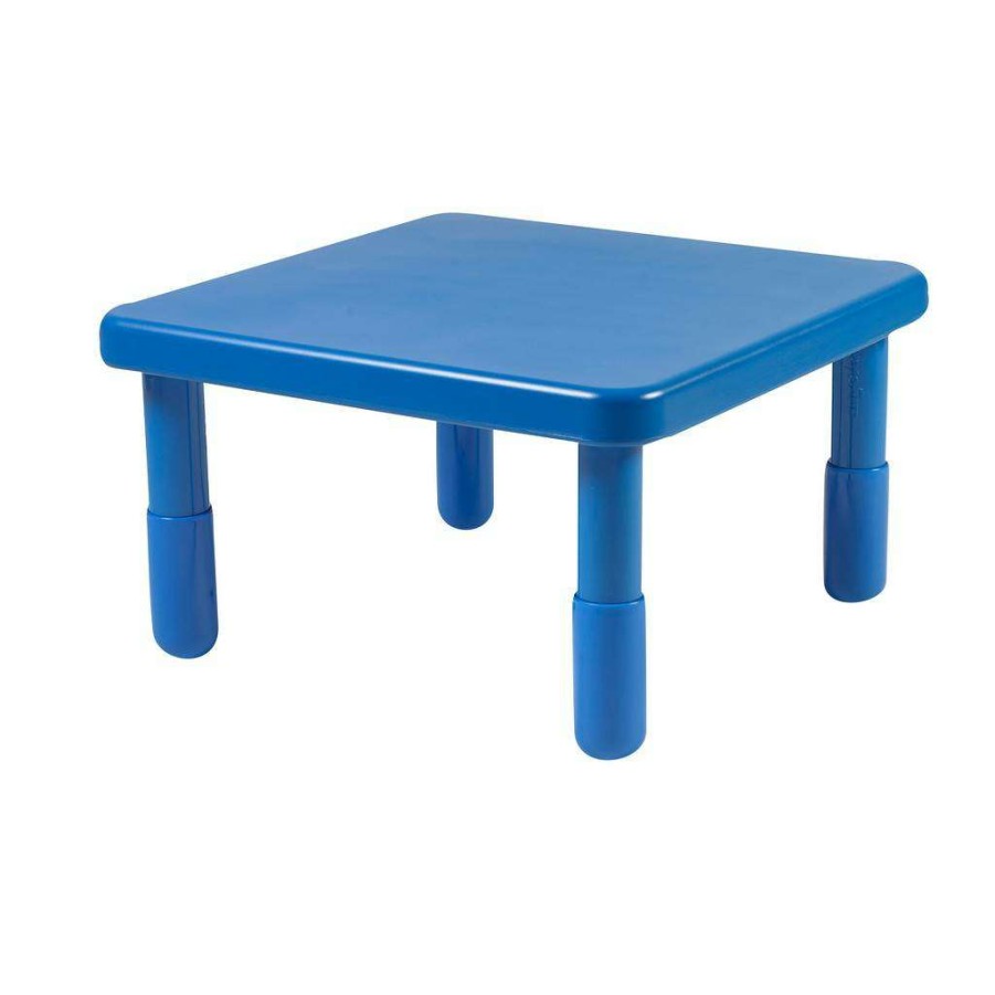 Kids Furniture * | Special Value 24 Square Table Royal Blue With 14 Legs Children'S Factory Ab715Pb14