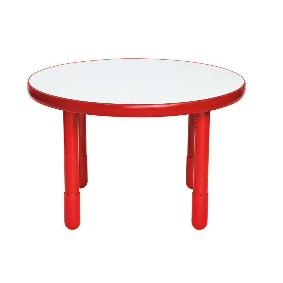 Kids Furniture * | Online Discount Baseline 36 Dia Round Table Candy Apple Red With 22 Legs Children'S Factory Ab749Dpr22