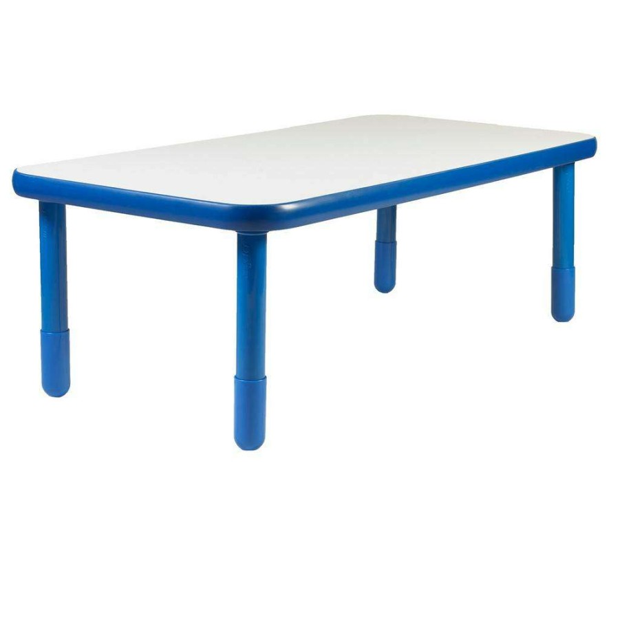 Kids Furniture * | Store Baseline 60 X 30 Rectangular Table Royal Blue With 20 Legs Children'S Factory Ab746Rpb20