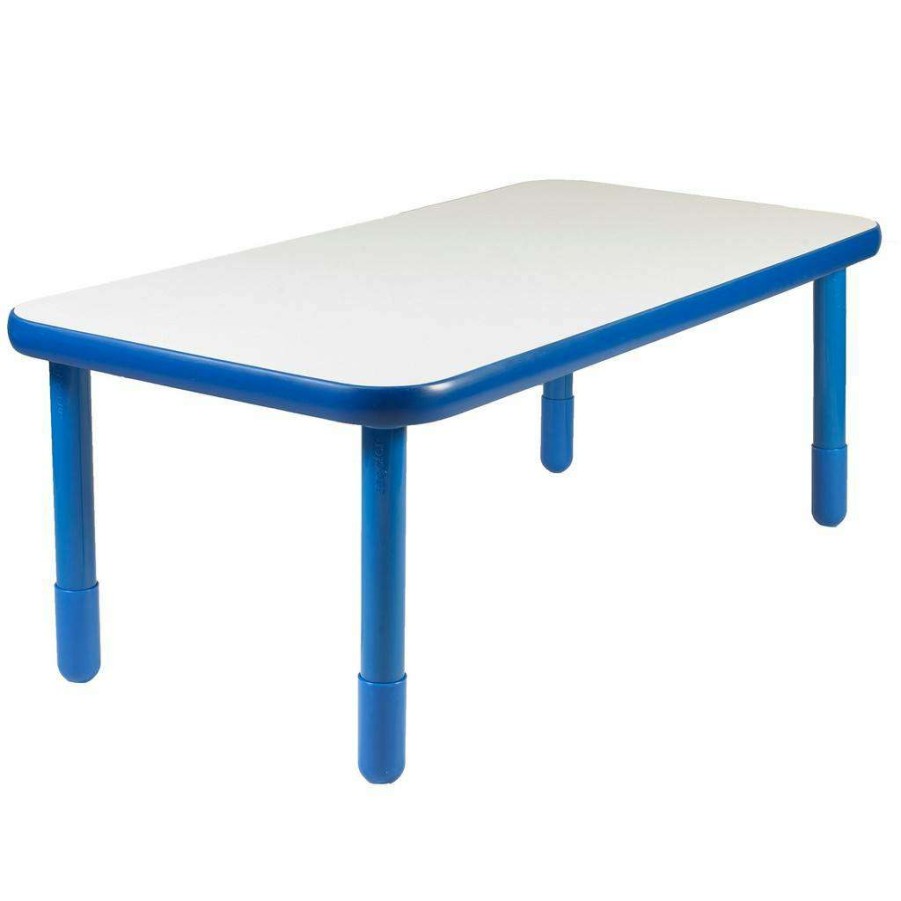 Kids Furniture * | Online Sales Baseline 60 X 30 Rectangular Table Royal Blue With 22 Legs Children'S Factory Ab746Rpb22