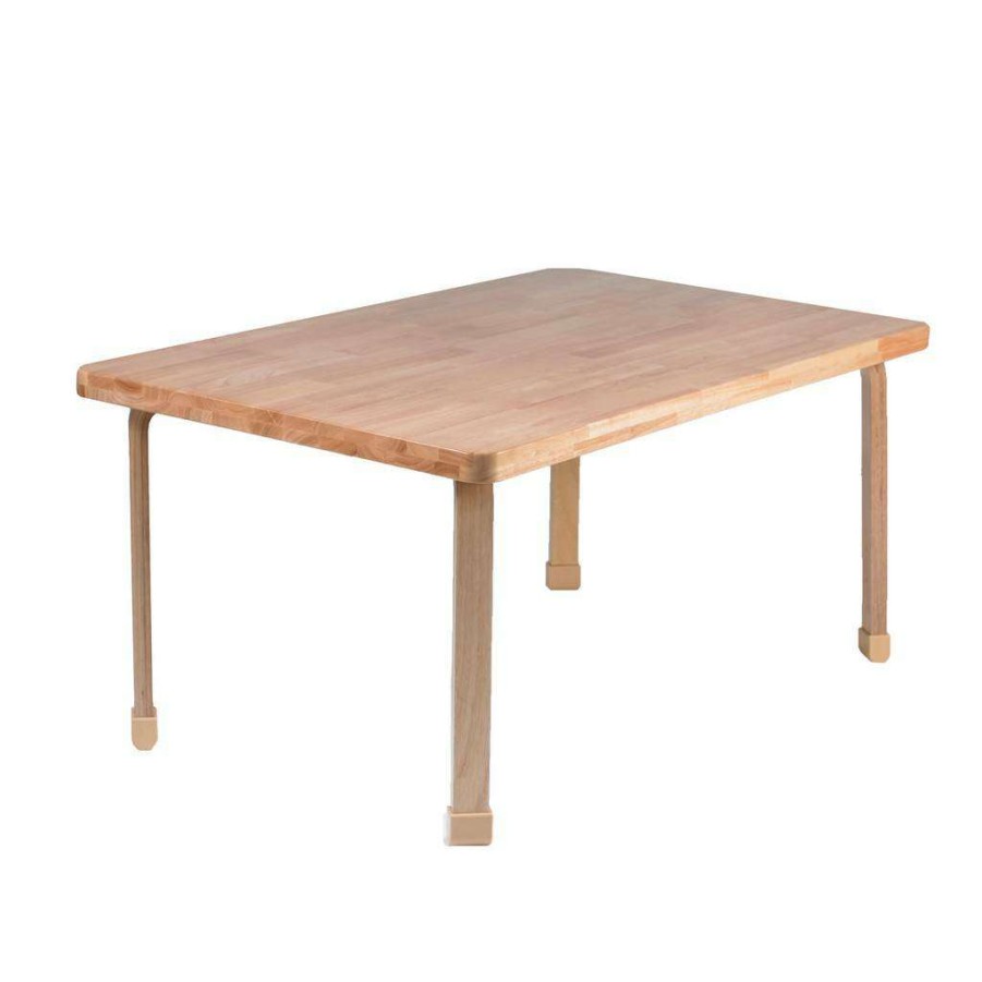 Kids Furniture * | Exquisite Gifts Rectangle Naturalwood Table Top With 22 Legs Children'S Factory Ab7810L22