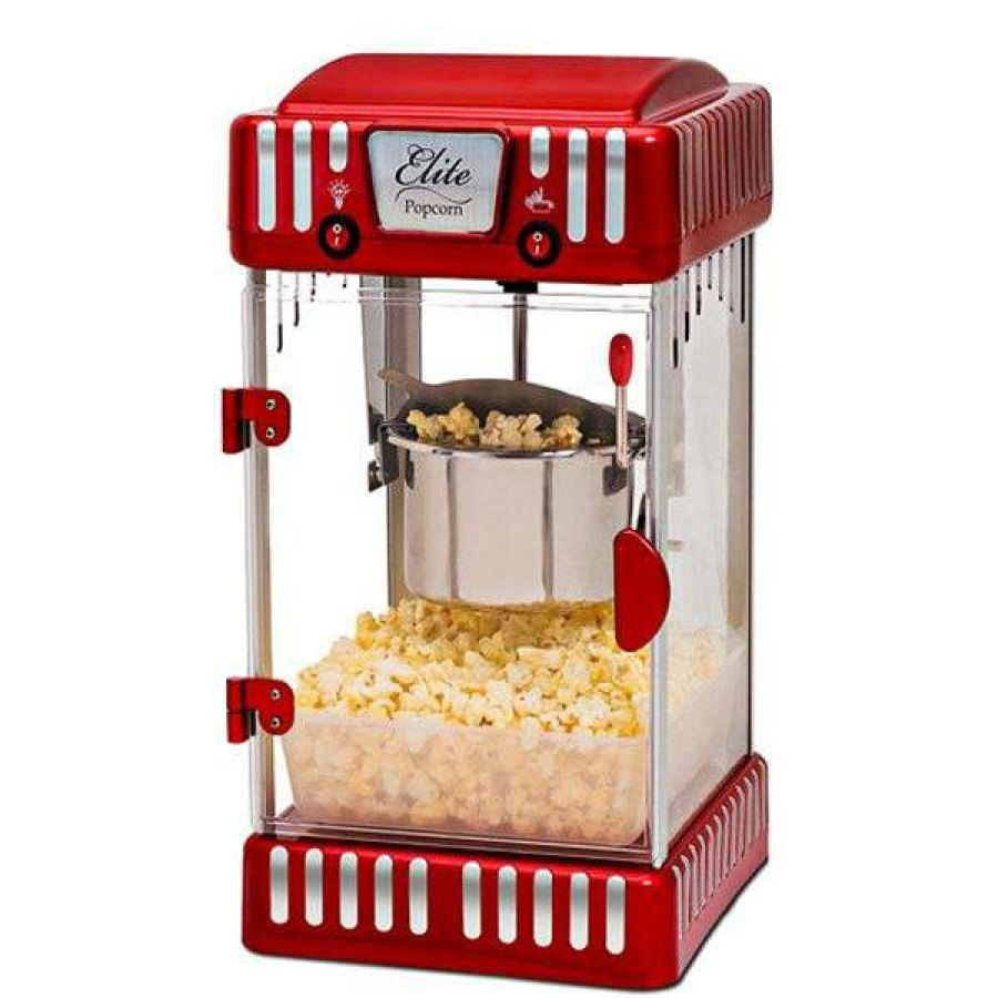 Dining * | Latest Elite Classic Kettle Popcorn Maker 12.8"L X 12"W X 20.3"H