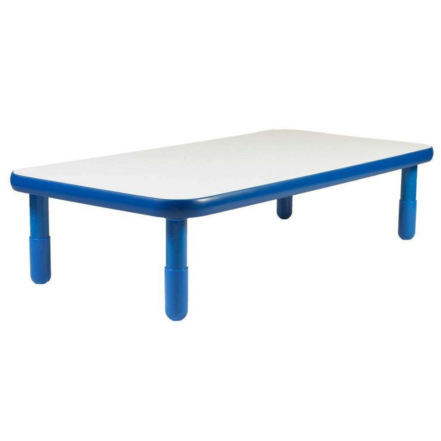 Kids Furniture * | New Arrivals Baseline 60 X 30 Rectangular Table Royal Blue With 14 Legs Children'S Factory Ab746Rpb14