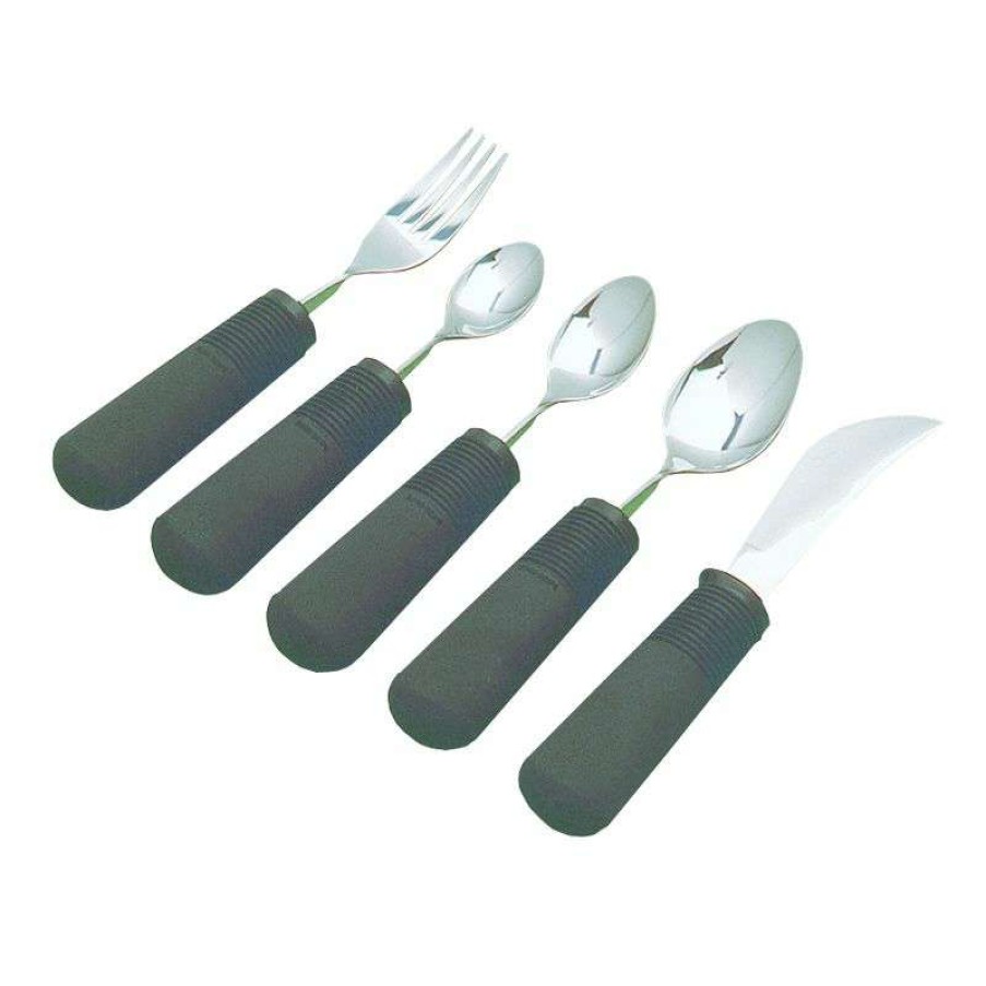 Dining * | Reliable Quality Good Grips Weighted And Bendable Utensils