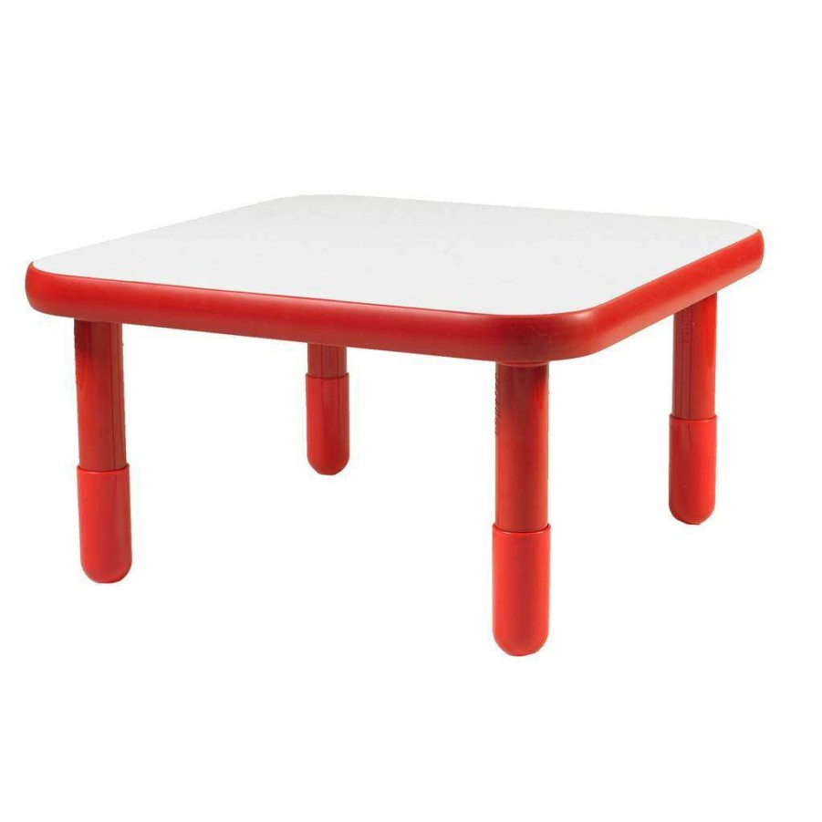 Kids Furniture * | Best Choice Baseline 30 Square Table Candy Apple Red With 16 Legs Children'S Factory Ab741Spr16