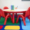 Kids Furniture * | Less Expensive Baseline 36 Dia Round Table Candy Apple Red With 14 Legs Children'S Factory Ab749Dpr14