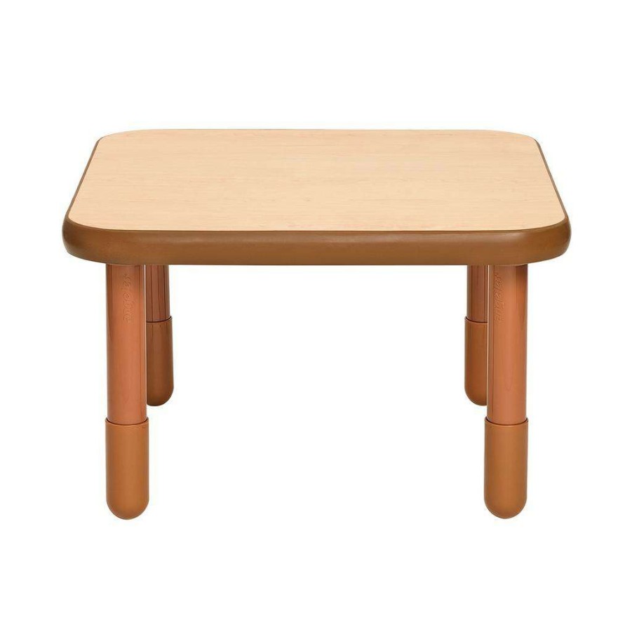 Kids Furniture * | 100% Guarantee Baseline 30 Square Table Natural Wood With 18 Legs Children'S Factory Ab741Snw18