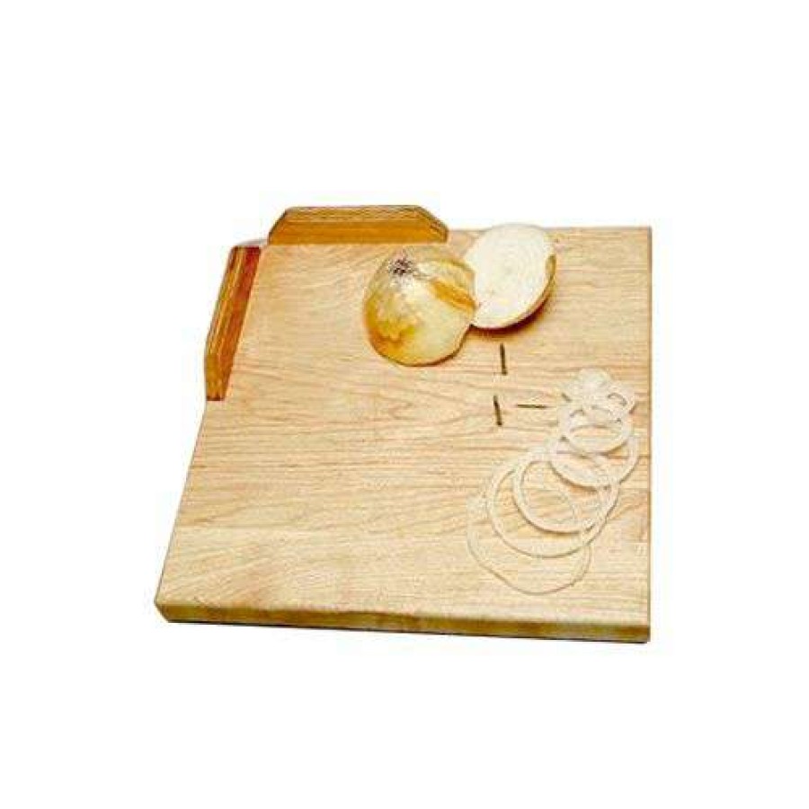 Dining * | Classical One-Handed Deluxe Maple Cutting Board