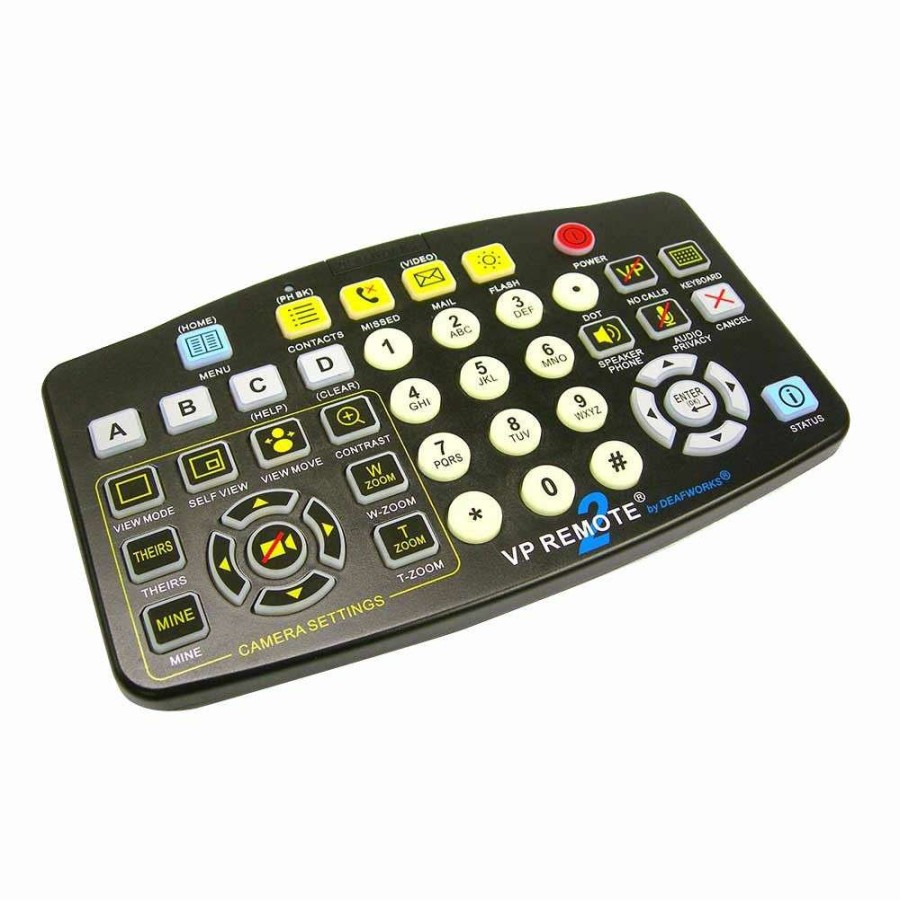 Daily Living * | Cheap Vp Remote Big Button Videophone Remote Control 4.75" (L) X 8.25" (W) X 1.0" (D)