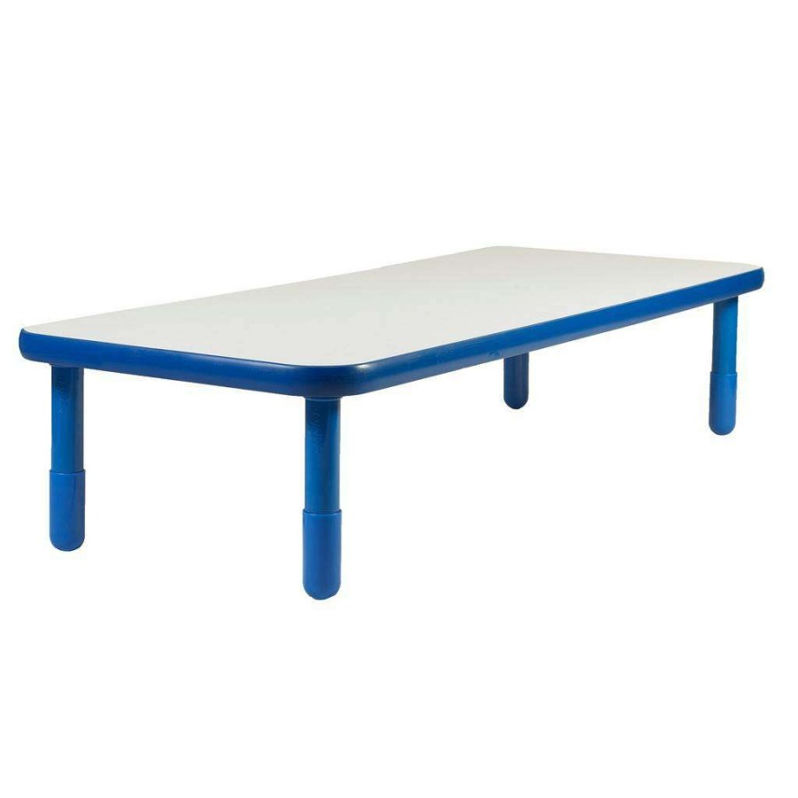 Kids Furniture * | Exquisite Gifts Baseline 72 X 30 Rectangular Table Royal Blue With 16 Legs Children'S Factory Ab747Rpb16