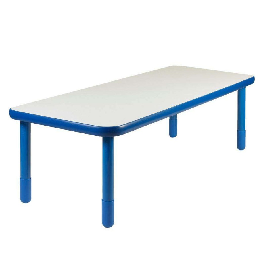 Kids Furniture * | 100% Guarantee Baseline 72 X 30 Rectangular Table Royal Blue With 22 Legs Children'S Factory Ab747Rpb22