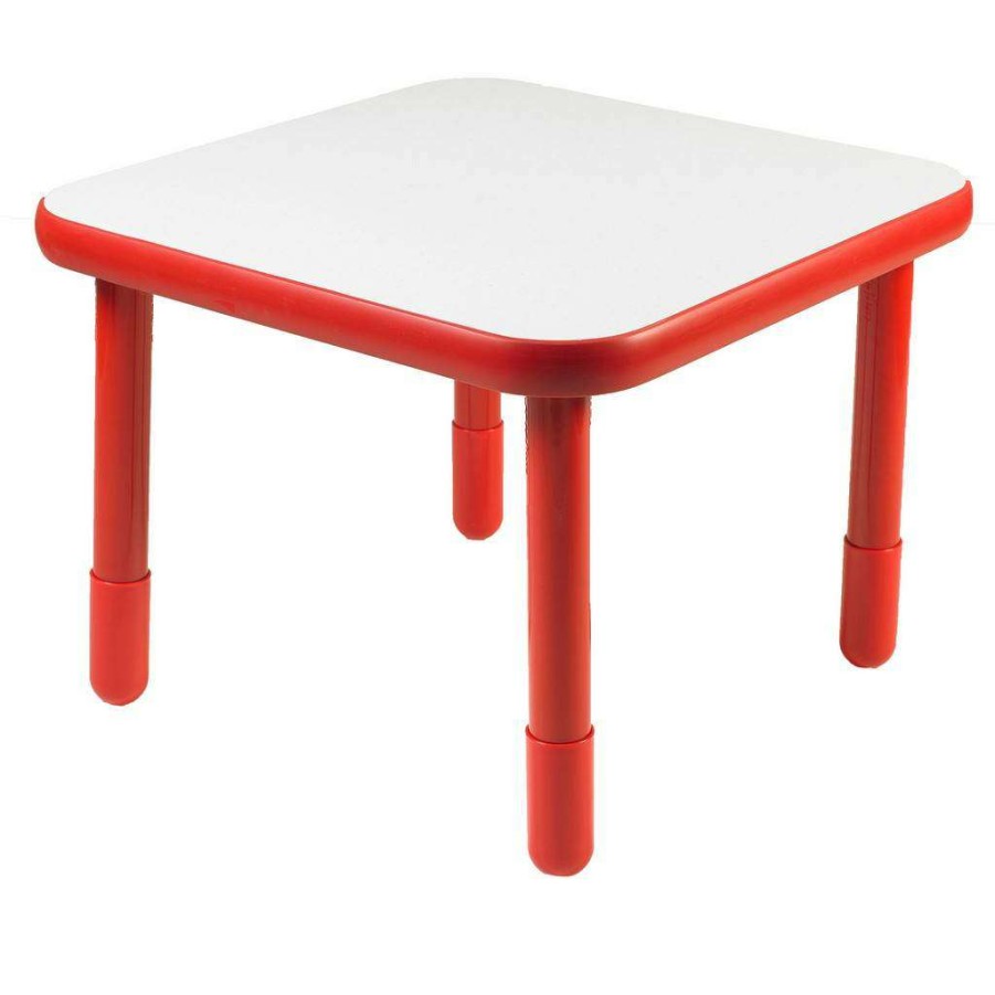 Kids Furniture * | Online Discount Baseline 30 Square Table Candy Apple Red With 22 Legs Children'S Factory Ab741Spr22