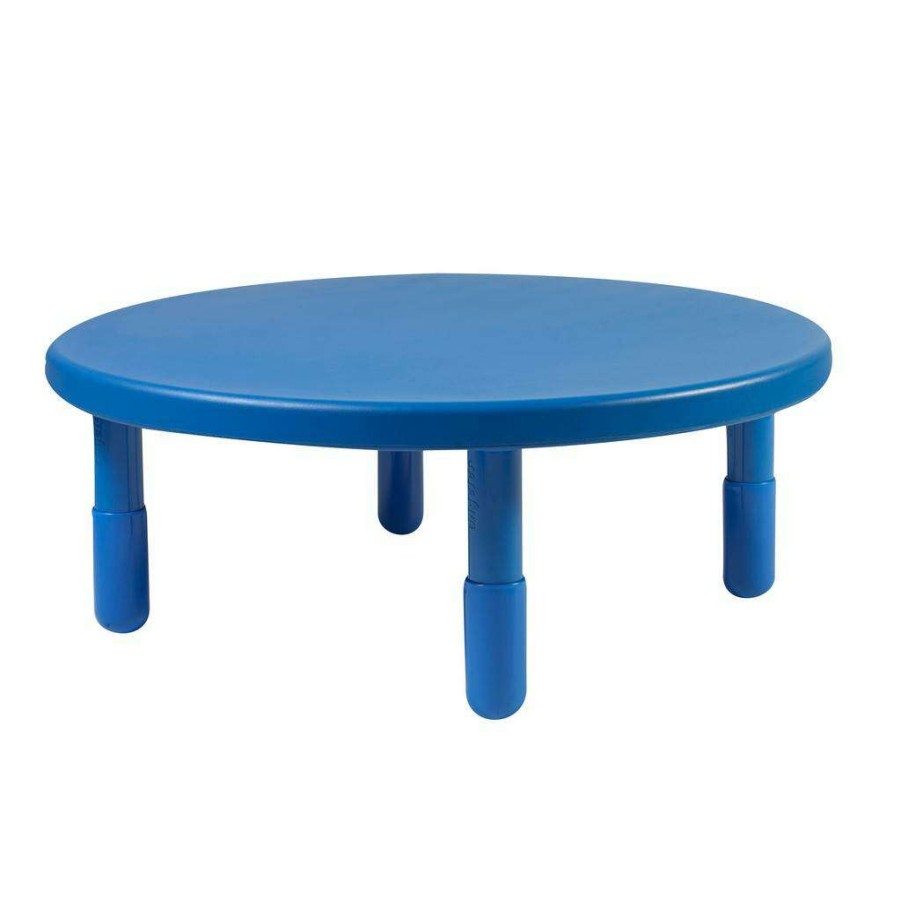 Kids Furniture * | Quick Delivery Value 36 Diameter Round Table Royal Blue With 14 Legs Children'S Factory Ab710Pb14