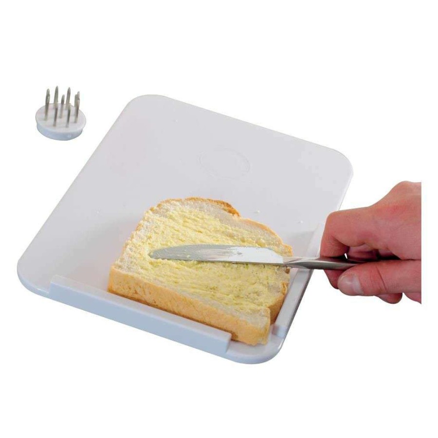 Dining * | Outlet Homecraft Plastic Spread Board With Spikes 7-1/8" X 10-1/8"