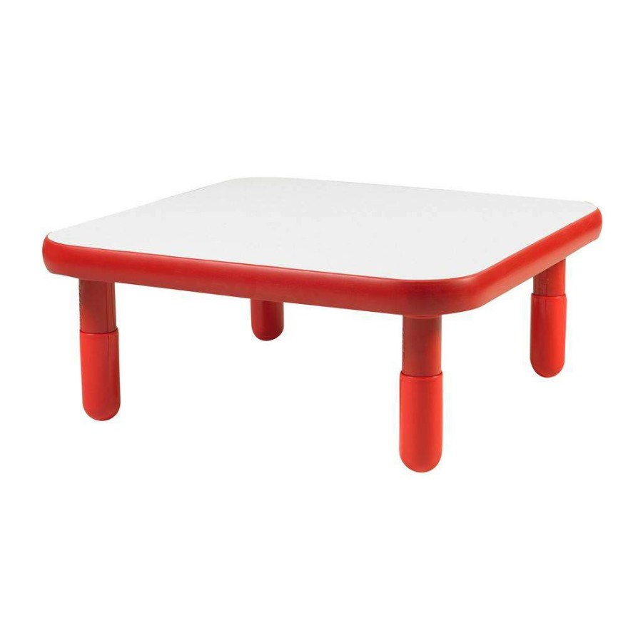 Kids Furniture * | Hot Selling Baseline 30 Square Table Candy Apple Red With 12 Legs Children'S Factory Ab741Spr12