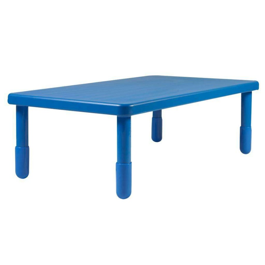 Kids Furniture * | Special Value Rectangle Table Royal Blue With 16 Legs Children'S Factory Ab705Pb16