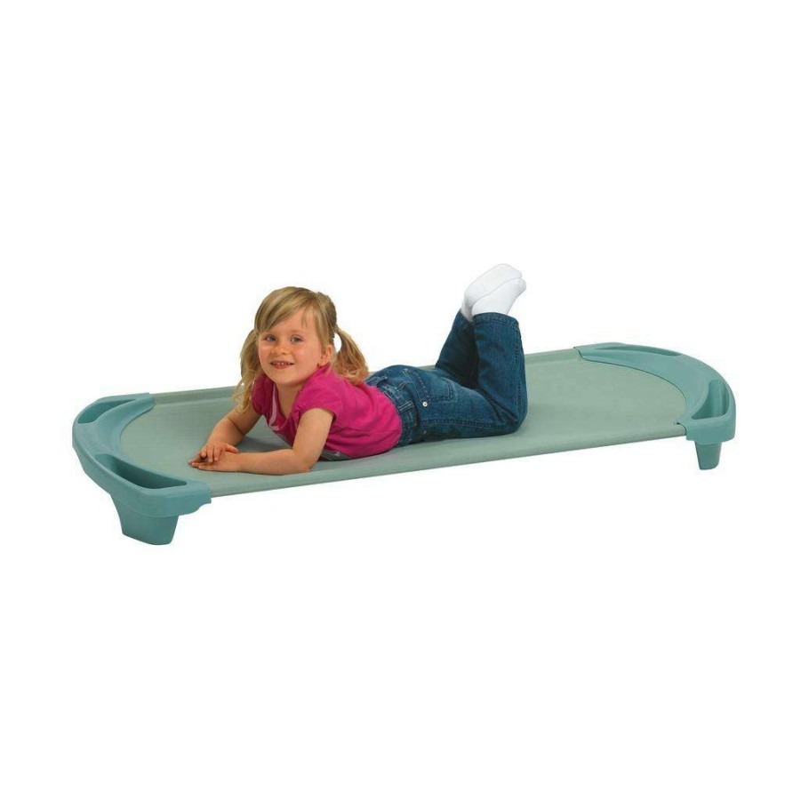 Kids Furniture * | New Threads Spaceline Standard Single Cot Teal Green Children'S Factory Afb5730Gn