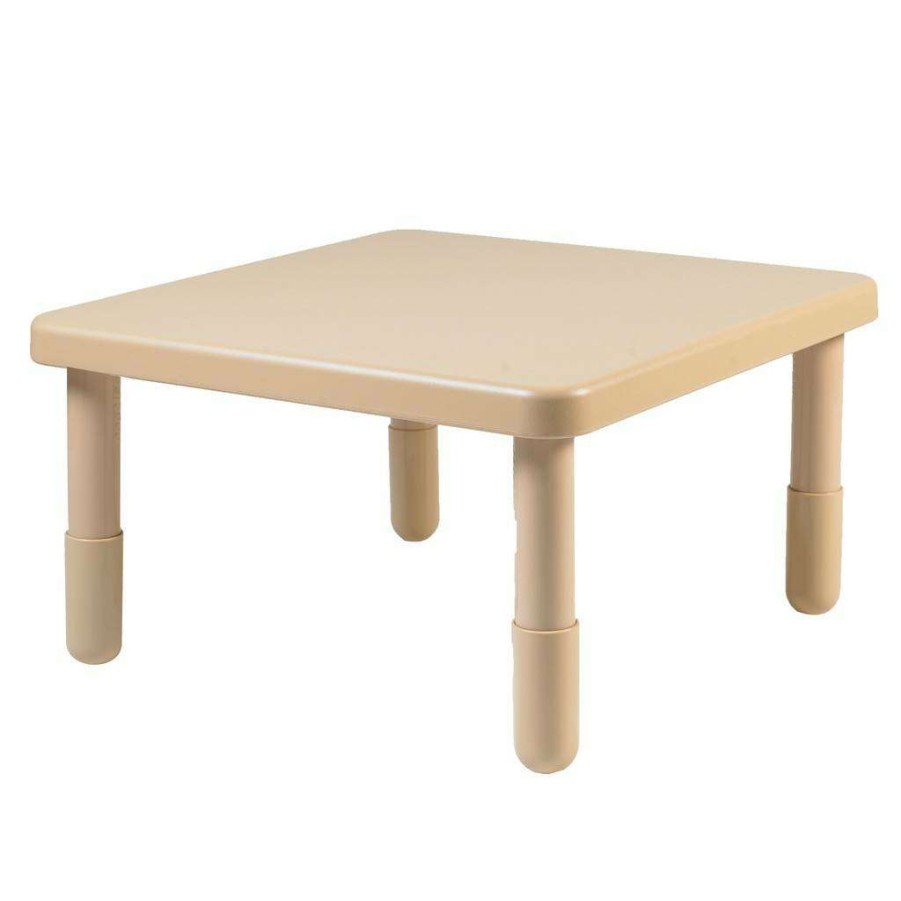 Kids Furniture * | Exquisite Gifts Value 28 Square Table Natural Tan With 16 Legs Children'S Factory Ab700Nt16