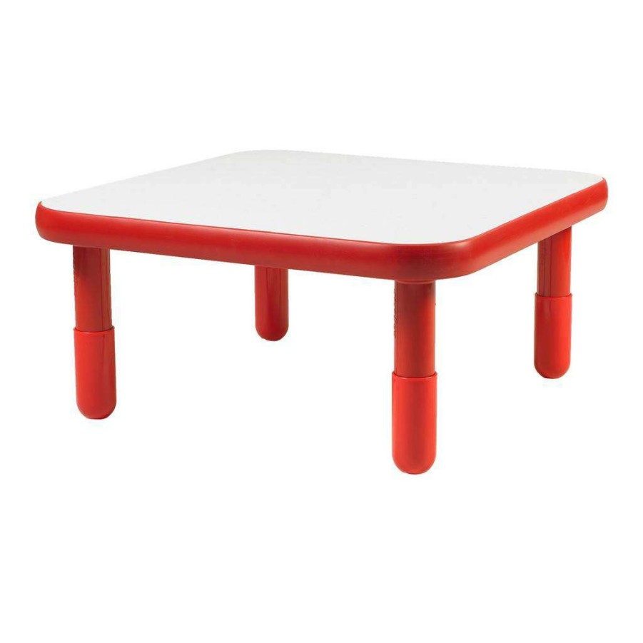 Kids Furniture * | High Quality Baseline 30 Square Table Candy Apple Red With 14 Legs Children'S Factory Ab741Spr14