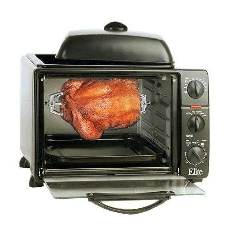 Dining * | Classical Elite Slice Toaster/Oven/Griddle With Rotisserie