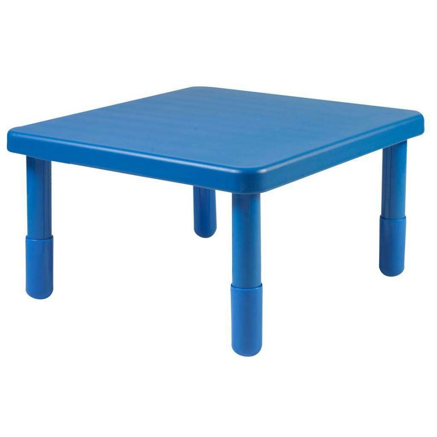 Kids Furniture * | Online Sales Value 28 Square Table Royal Blue With 16 Legs Children'S Factory Ab700Pb16