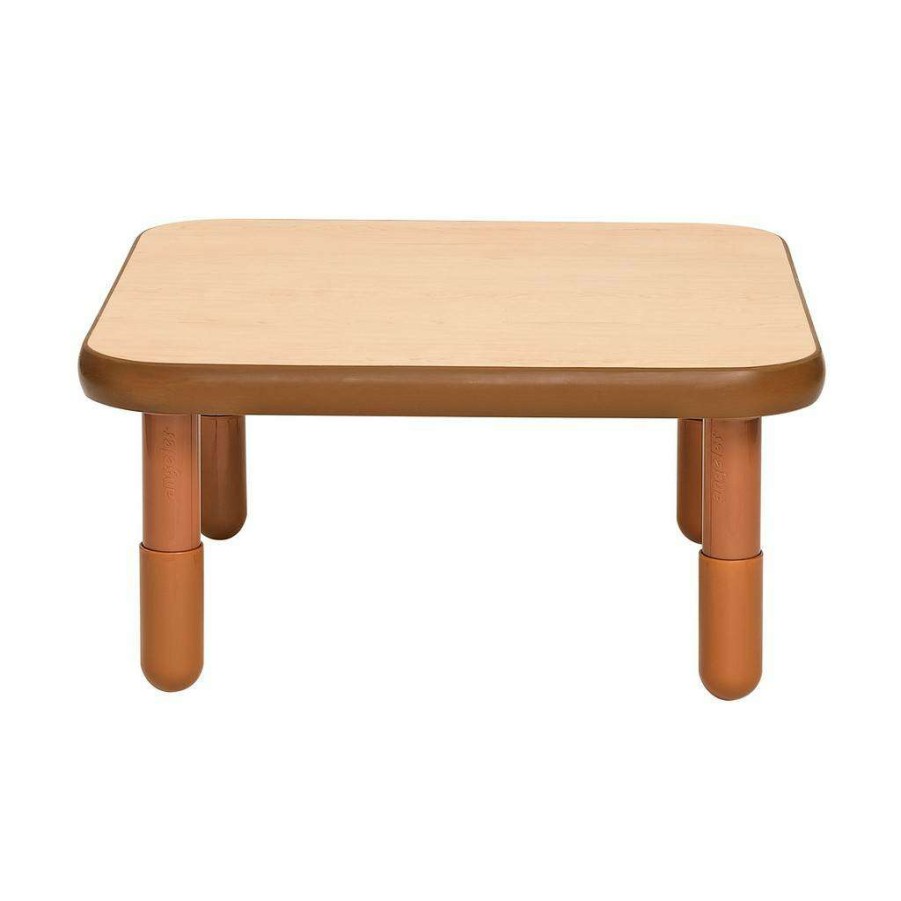 Kids Furniture * | Best Choice Baseline 30 Square Table Natural Wood With 14 Legs Children'S Factory Ab741Snw14