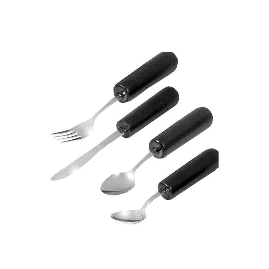 Dining * | Reliable Quality Therafin Ez Grip Weighted Utensils