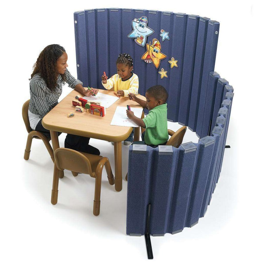 Child Safety * | Featured Quiet Divider With Sound Sponge 30 X 6 Wall Slate Blue Children'S Factory Ab8400Bl