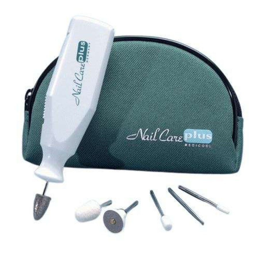 Daily Living * | Featured Medicool Nailcare Plus Battery Powered Manicure And Pedicure Machine Personal Manicure/Pedicure Set