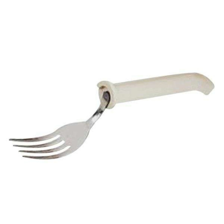 Dining * | Best-Selling Plastic Handle Swivel Utensils For Independent Eating